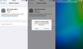 iOS 9.1 beta sorun giderme