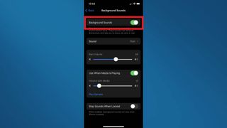 iOS 15'te Arka Plan Sesleri nasıl açılır - arka plan seslerini açın
