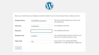 WordPress'in kurulum sihirbazı