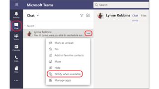 Microsoft Teams Durum Bildirimi