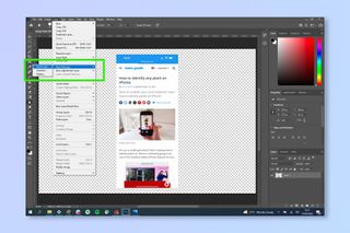 Photoshop'ta arka plan eklemek için gerekli adımları gösteren ekran görüntüsü