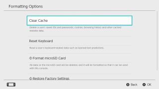 Nintendo Switch'te önbellek nasıl temizlenir