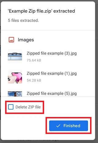 Android'de Zip dosyaları nasıl açılır