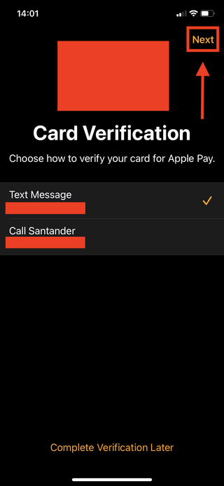 Apple Watch'ta Apple Pay nasıl kullanılır - kart doğrulama