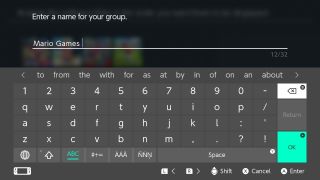 Nintendo Switch'te gruplar nasıl oluşturulur - Bir ad seçin