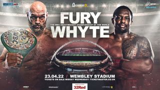 Fury vs Whyte ağır siklet boks dövüşü posteri