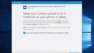 5. OneDrive hesabını bağlayın