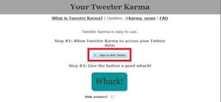 Tweeter Karma'nın ekran görüntüsü