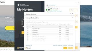 Norton Cloud Backup nasıl kullanılır: Yapılandırma parametreleri - neyin yedekleneceği