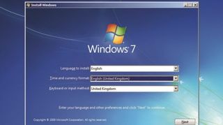 8. Windows'u yükleyin