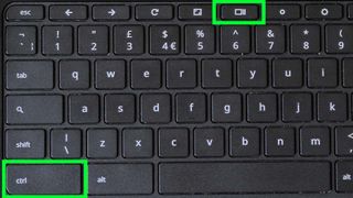 Chromebook'ta nasıl ekran görüntüsü alınır — ctrl'ye ve Windows tuşlarını göster'e basın