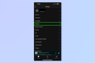 Spotify ekolayzırını iOS ve Android'de kullanmak için gerekli adımları gösteren bir ekran görüntüsü