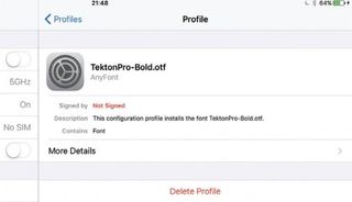 AnyFont ile iOS'ta yeni yazı tipleri nasıl yüklenir