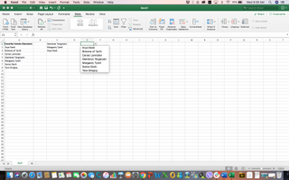 Excel'de bir açılır liste nasıl oluşturulur?