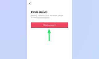 Bir TikTok hesabı nasıl silinir: 7. Adım