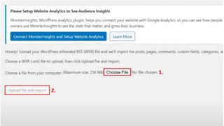 WordPress analytics ekran görüntüsünü ayarlayın