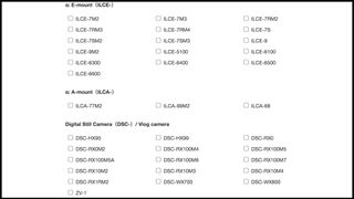 Sony Imaging Edge web kamerası