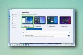 Windows 11 Başlat menüsünün nasıl değiştirileceği hakkında bir makaleyi temsil eden Start11 yazılımı