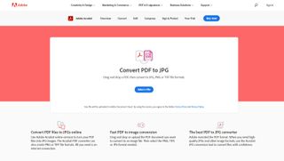 PDF dosyaları JPG dosyalarına nasıl dönüştürülür — Adobe'nin dönüştürme sitesini ziyaret edin