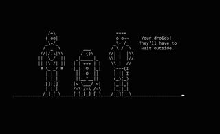 ASCII'de yıldız savaşları nasıl izlenir - droidler