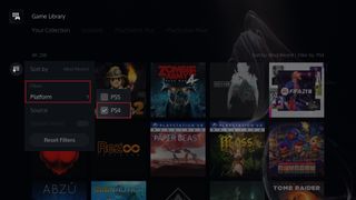 PS4 oyunları PS5'te nasıl oynanır — platform seçin