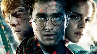 Harry, Hermione ve Ron'un yer aldığı Harry Potter afişi