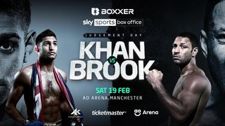 Khan vs Brook boks posteri