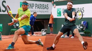 Fransa Açık'ta Rafa Nadal ve Casper Ruud'un birleşik görüntüsü