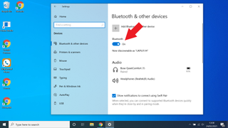 windows 10 için bluetooth nasıl açılır - menüden bluetooth'u açın