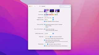 macOS'ta Evrensel Denetim özelliğinin ekran görüntüsü