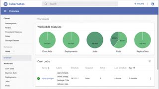 Kubernetes kontrol paneli