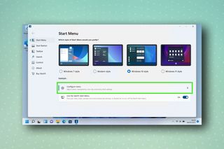 Windows 11 Başlat menüsünün nasıl değiştirileceği hakkında bir makaleyi temsil eden Start11 Yazılımı