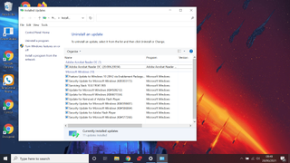 Windows 10 güncellemesi nasıl kaldırılır - güncellemeyi seçin