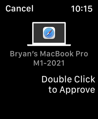 Apple Watch onaylamak için çift tıklayın