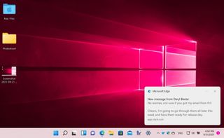 Windows 11 bildirimleri ekran görüntüsü