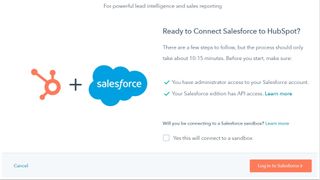 Salesforce Entegrasyonu için Hubspot Bağlayıcı Sihirbazı