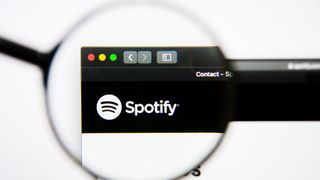 Spotify tarayıcı penceresi