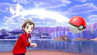 Pokémon Kılıcı veya Kalkanı: PokéBall fırlatan eğitmen