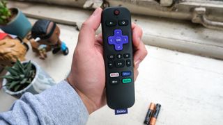 Roku Akış Çubuğu 4K'nın uzaktan kumandası