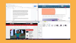 Windows 10'da ekran dörde bölündü