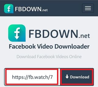 Facebook videoları cep telefonuna nasıl indirilir - fbdown