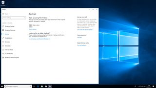 Windows 10 yedekleme ekranı