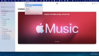 macOS'ta Apple Music kaydı