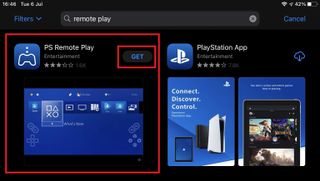 PS5'te uzaktan oynatma — PS Remote Play uygulaması