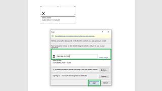 Word belgesi nasıl imzalanır 8. adım: İmza ekleyin