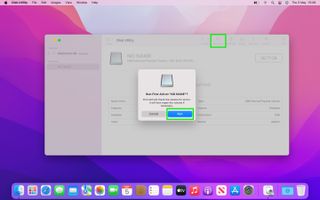 Görünmeyen bir harici sabit sürücünün nasıl düzeltileceğini gösteren macOS disk yardımcı programı