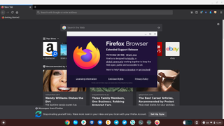 Chromebook'ta Firefox ESR