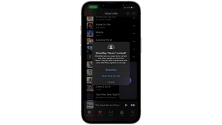 SharePlay Müzik iOS 15.4'te