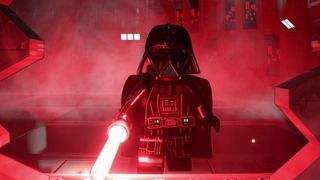 Lego Star Wars: The Skywalker Saga hileleri: Darth Vader ışın kılıcıyla yürüyor