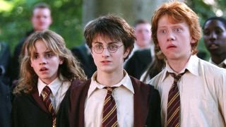 Harry Potter, Hermione Granger ve Ron Weasley'den bir ekran görüntüsü